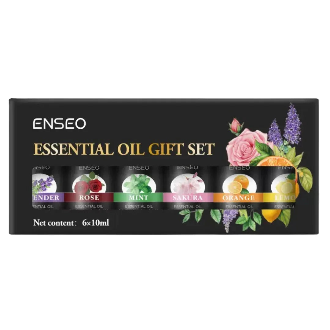 Premium Essential Oil Gift Set (6 Bottles)