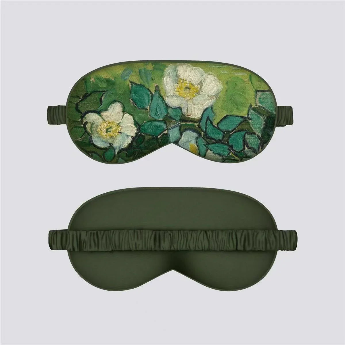 VOSS Silk Down Cotton Oil Painting Eye Mask