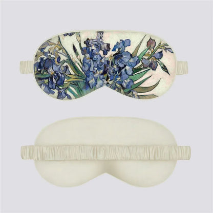 VOSS Silk Down Cotton Oil Painting Eye Mask