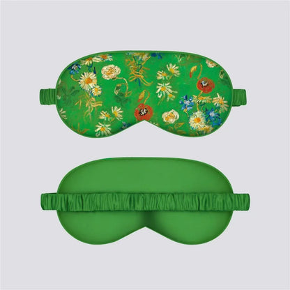 VOSS Silk Down Cotton Oil Painting Eye Mask