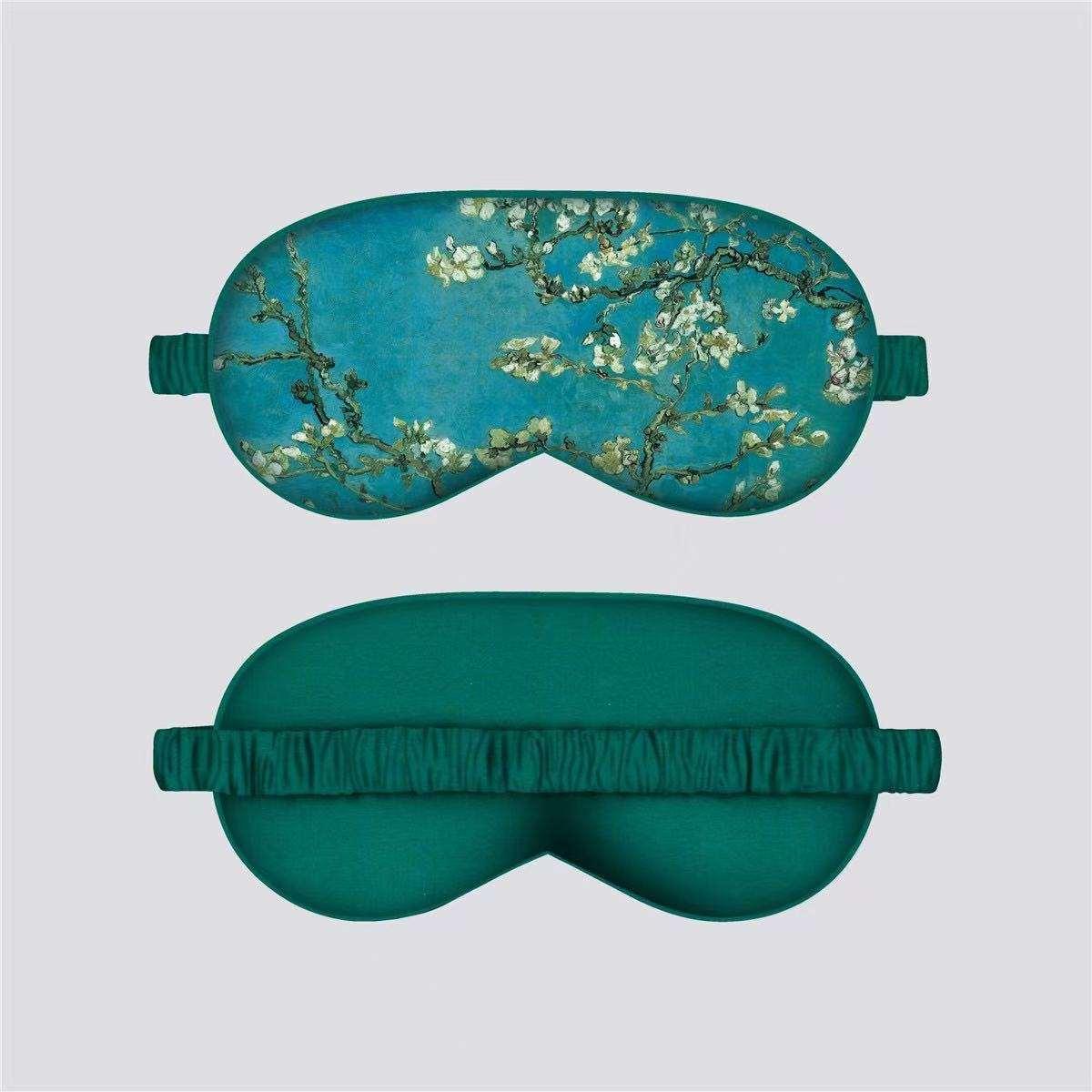 VOSS Silk Down Cotton Oil Painting Eye Mask