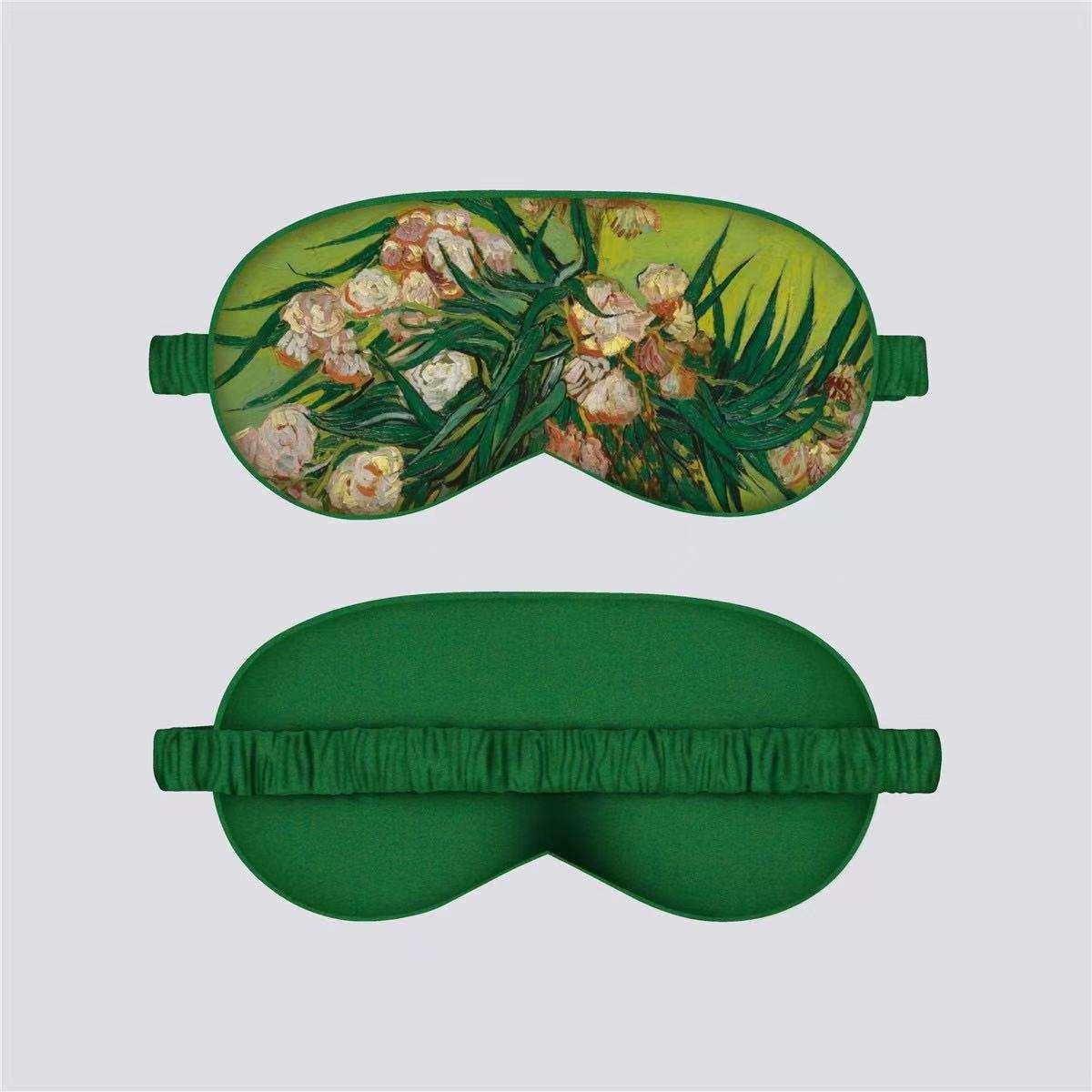 VOSS Silk Down Cotton Oil Painting Eye Mask