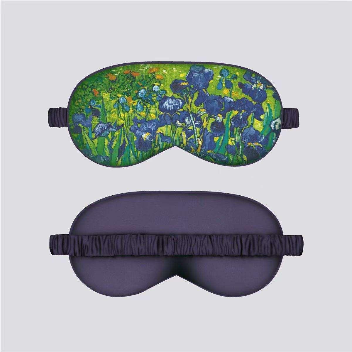 VOSS Silk Down Cotton Oil Painting Eye Mask