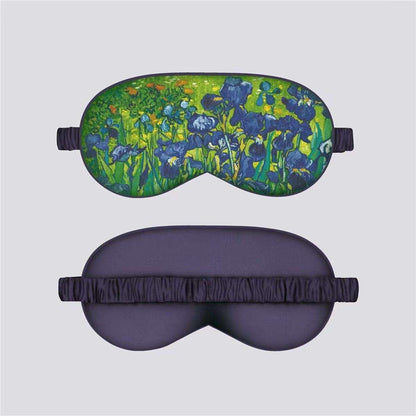VOSS Silk Down Cotton Oil Painting Eye Mask