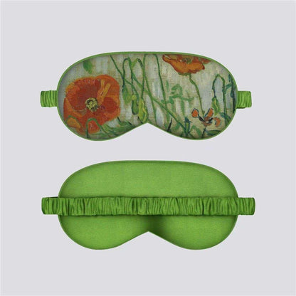 VOSS Silk Down Cotton Oil Painting Eye Mask