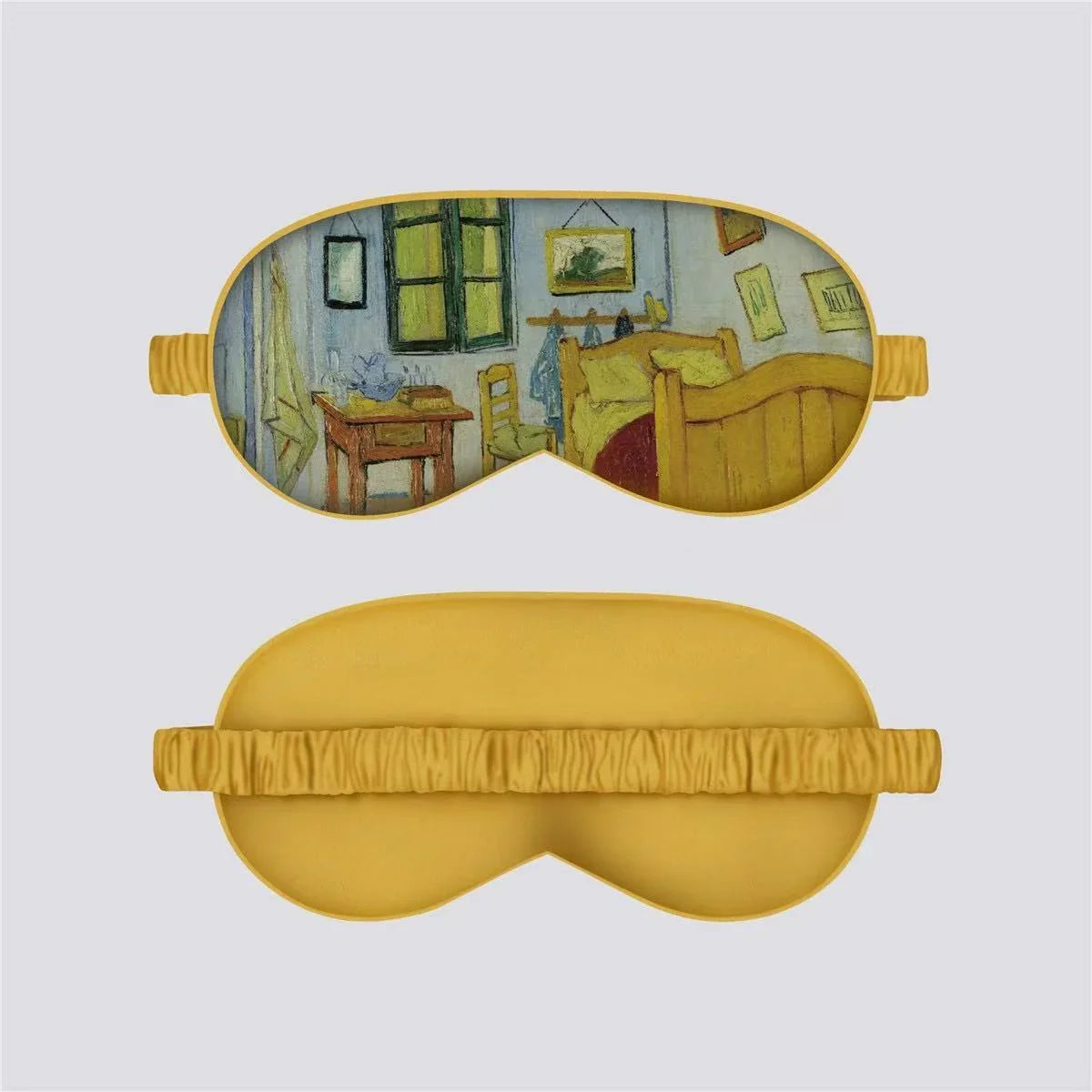 VOSS Silk Down Cotton Oil Painting Eye Mask