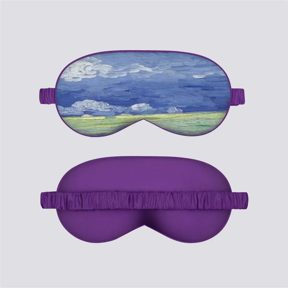 VOSS Silk Down Cotton Oil Painting Eye Mask