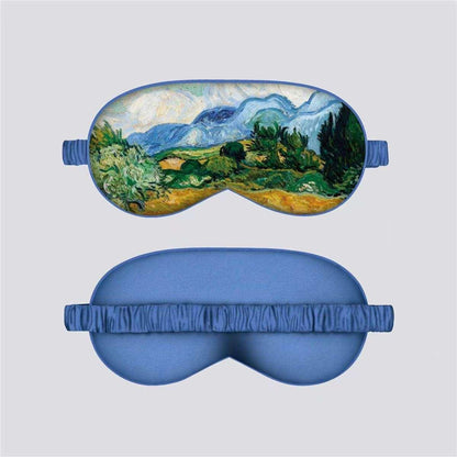 VOSS Silk Down Cotton Oil Painting Eye Mask