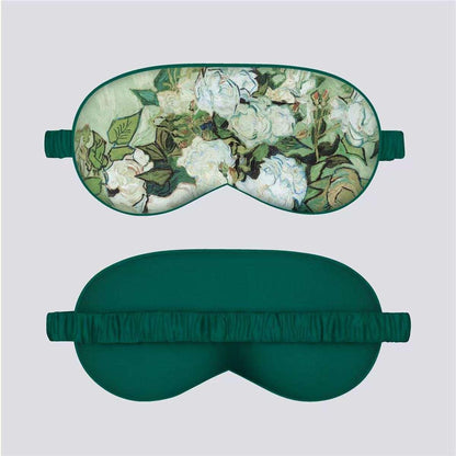 VOSS Silk Down Cotton Oil Painting Eye Mask