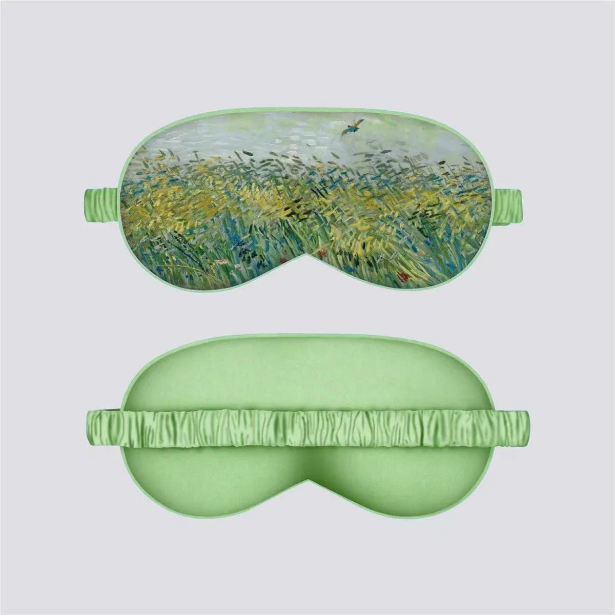 VOSS Silk Down Cotton Oil Painting Eye Mask