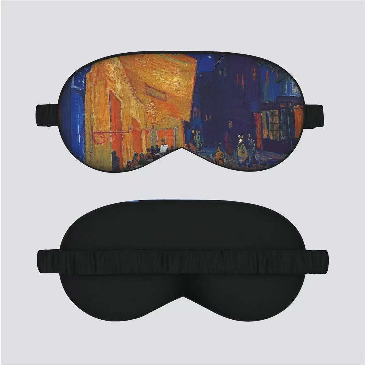 VOSS Silk Down Cotton Oil Painting Eye Mask