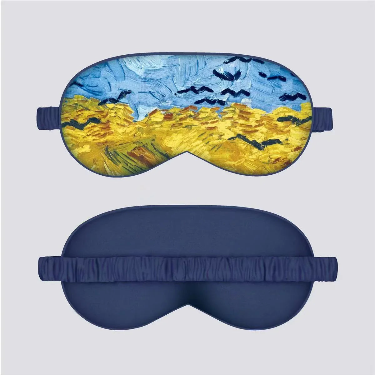 VOSS Silk Down Cotton Oil Painting Eye Mask
