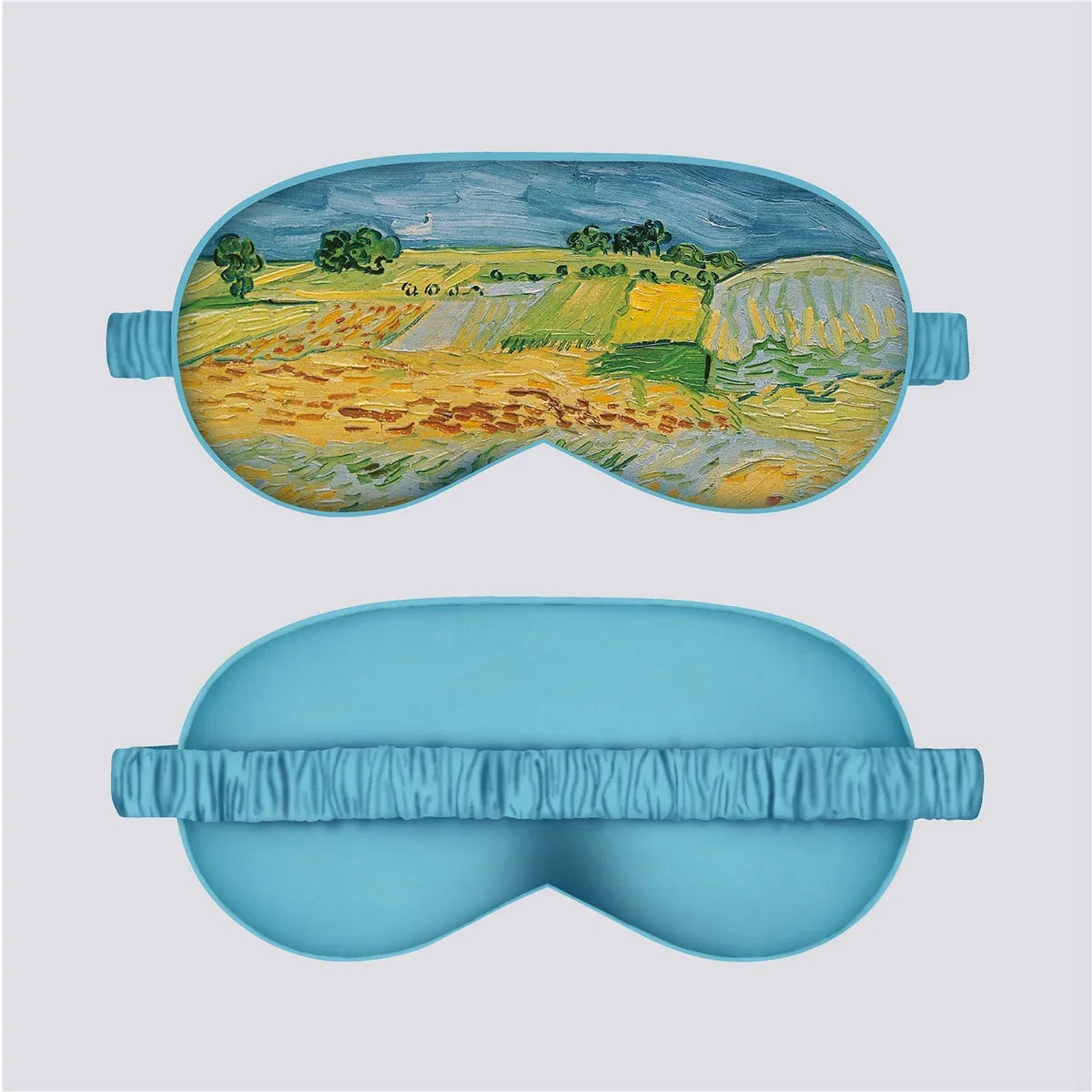 VOSS Silk Down Cotton Oil Painting Eye Mask