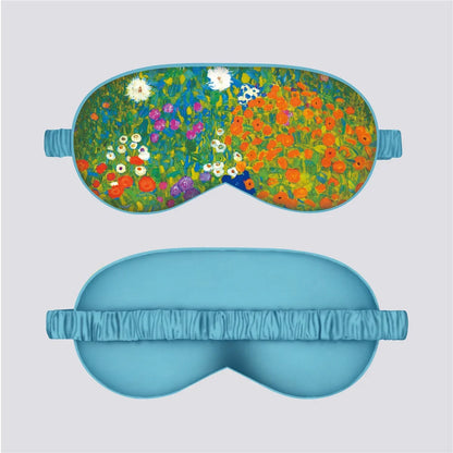 VOSS Silk Down Cotton Oil Painting Eye Mask