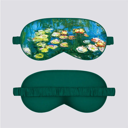 VOSS Silk Down Cotton Oil Painting Eye Mask
