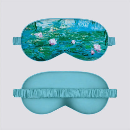 VOSS Silk Down Cotton Oil Painting Eye Mask