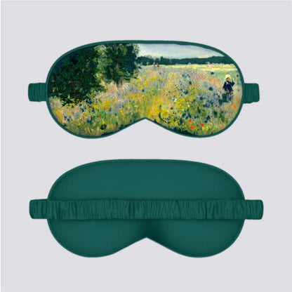 VOSS Silk Down Cotton Oil Painting Eye Mask