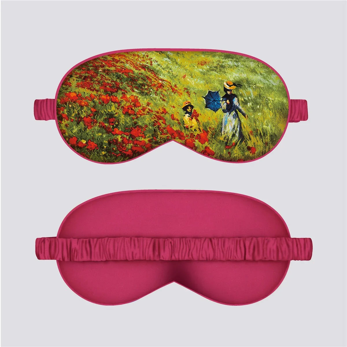 VOSS Silk Down Cotton Oil Painting Eye Mask
