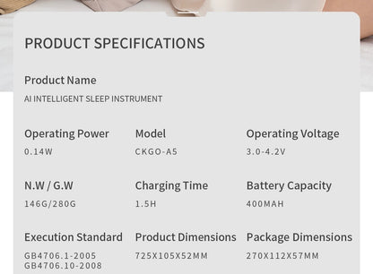 VOSS AI Smart Sleep Mask - Bluetooth Music, Noise Cancelling & Sleep Tracking