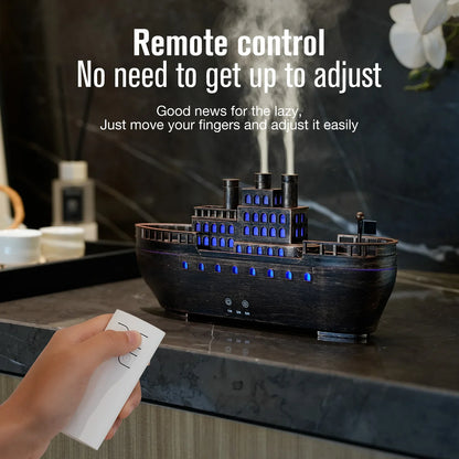 VOSS Smart Ship Diffuser - Remote Control Humidifier with Extra-Large Mist