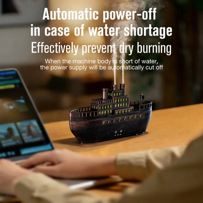 VOSS Smart Ship Diffuser - Remote Control Humidifier with Extra-Large Mist