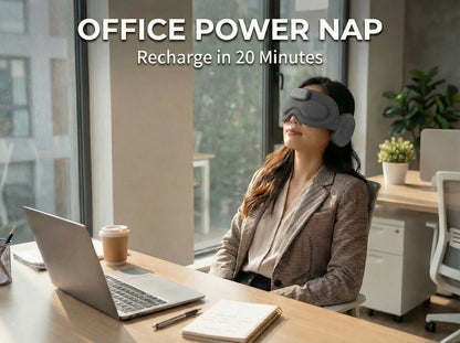 VOSS AI Smart Sleep Mask - Bluetooth Music, Noise Cancelling & Sleep Tracking