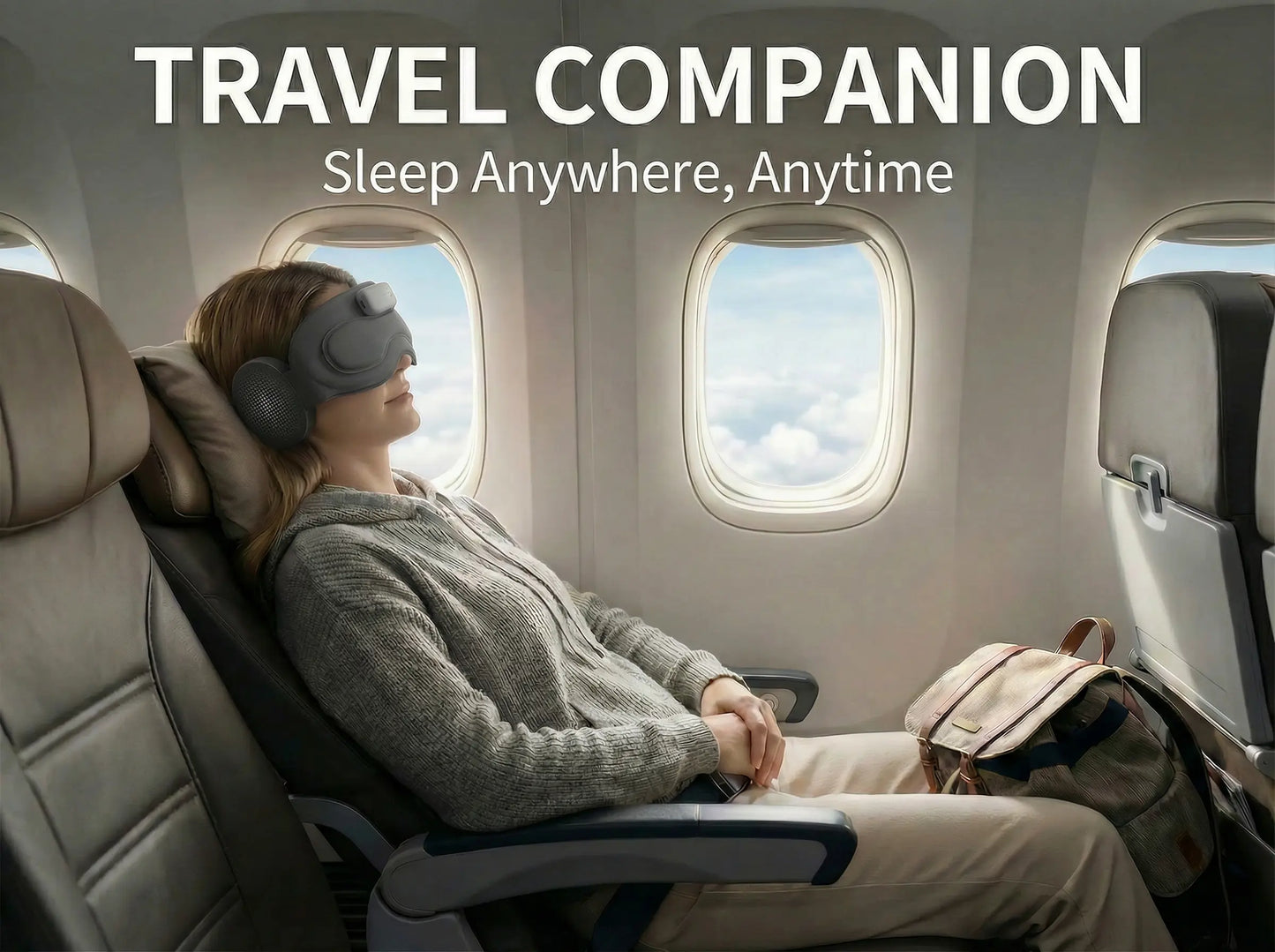 VOSS AI Smart Sleep Mask - Bluetooth Music, Noise Cancelling & Sleep Tracking